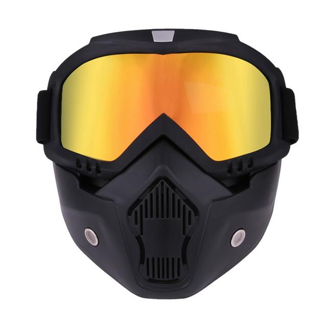 Utendørs Sport Vindtett Maske Goggle HD Motorsykkelbriller Snowboardbriller Kjøring Motocross Sommer UV-beskyttelse Solbriller