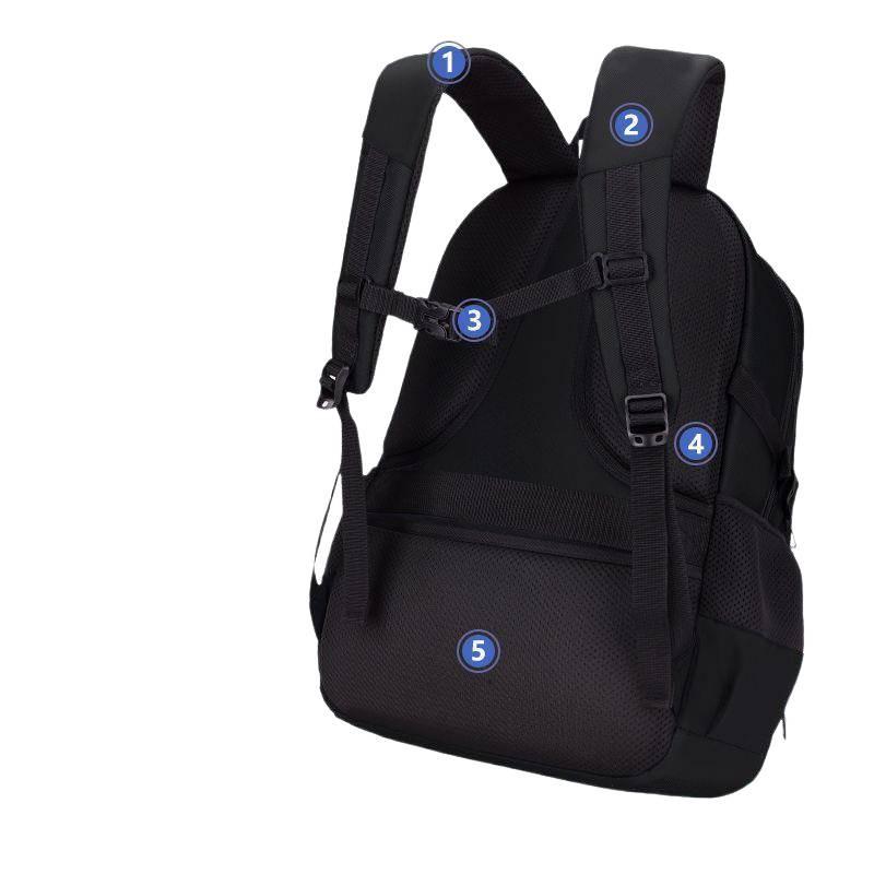 Xiangdun Rückenschützender Rucksack für Jungen & Mädchen - Großes Fassungsvermögen, Lastreduzierendes Design