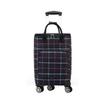 Folding Portable Grocery Shopping Cart with Bag - Household Supermarket Trolley