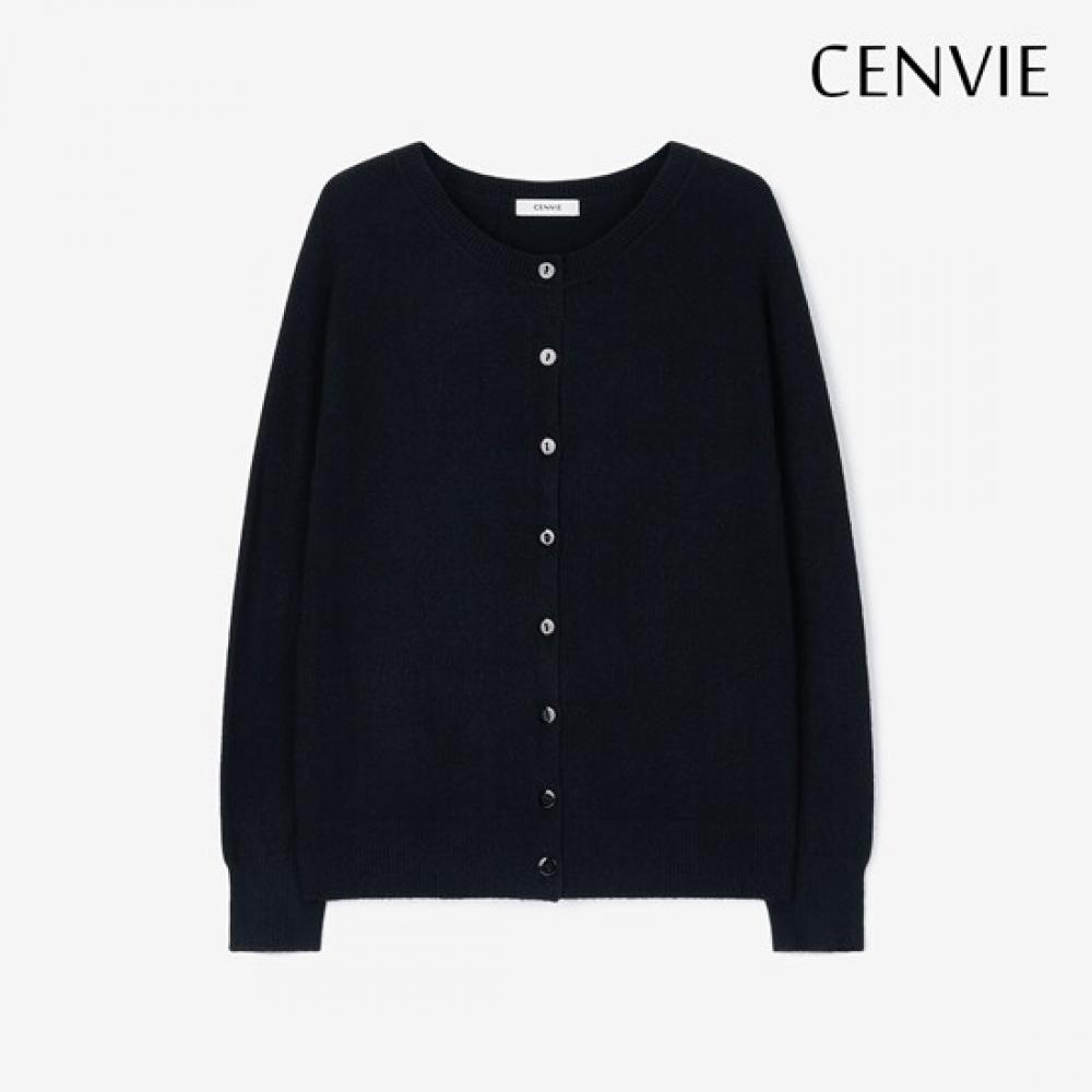 Senbi Holgarment Round Neck Knit Cardigan Classic