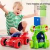 Hot Toys Car Truck Four-wheel Drive Vehicle Stunt Dump Car Inertia Car Toy Dinosaur Pull Back Ideal Gift for Christmas