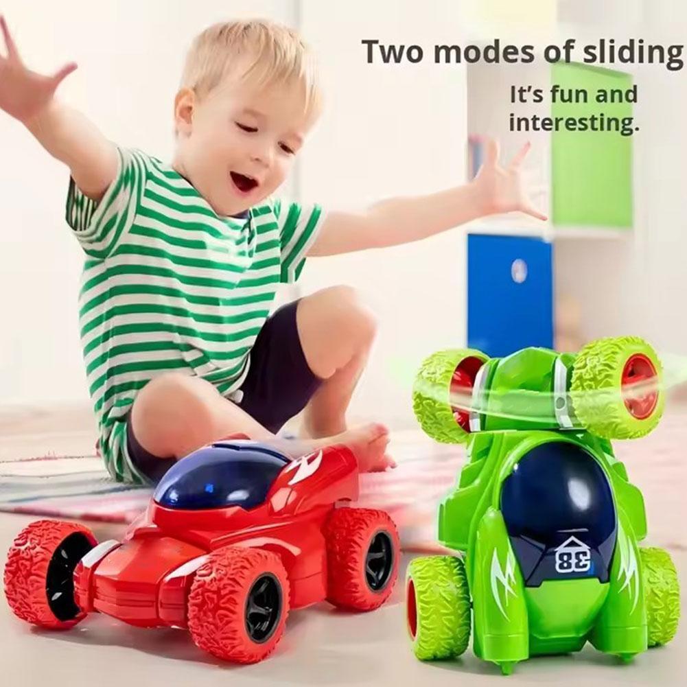 Hot Toys Car Truck Four-wheel Drive Vehicle Stunt Dump Car Inertia Car Toy Dinosaur Pull Back Ideal Gift for Christmas