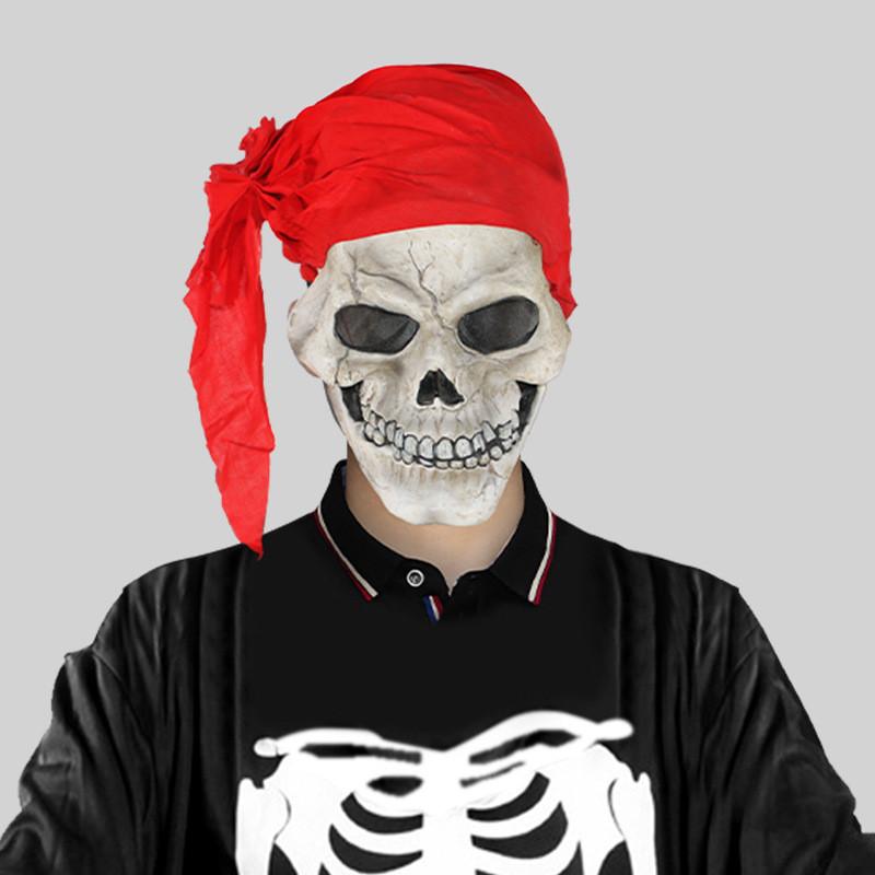 Eng rubberen monstermasker voor Halloweenfeest, kostuum, spookgezichtdecoratie