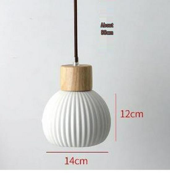 Nordic Modern Three-Head Glass Chandelier for Dining & Bar