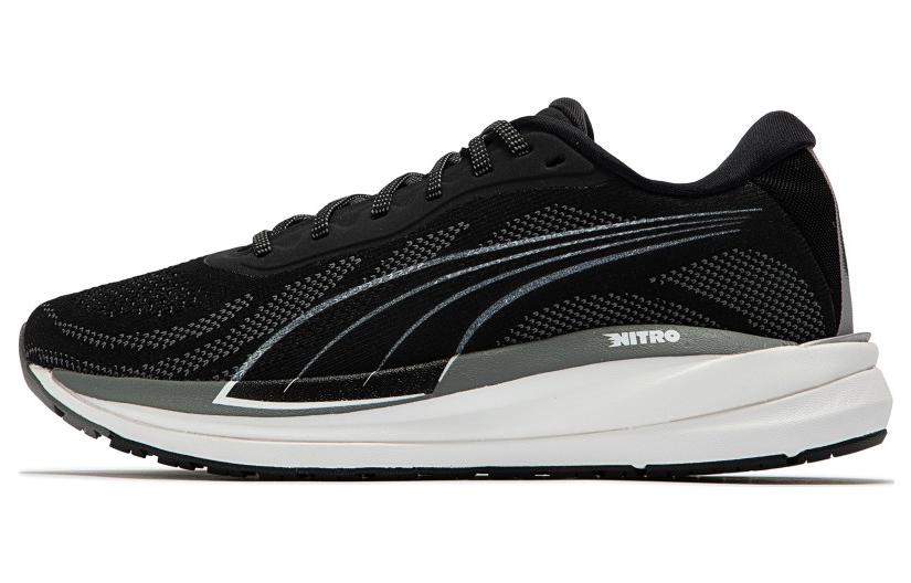 PUMA Magnify Nitro Knit Black White Women s 376908-01 37