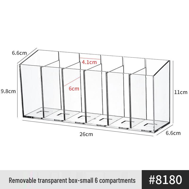 Armoire Miroir de Salle de Bain en Acrylique & Support de Rangement pour Cosmétiques