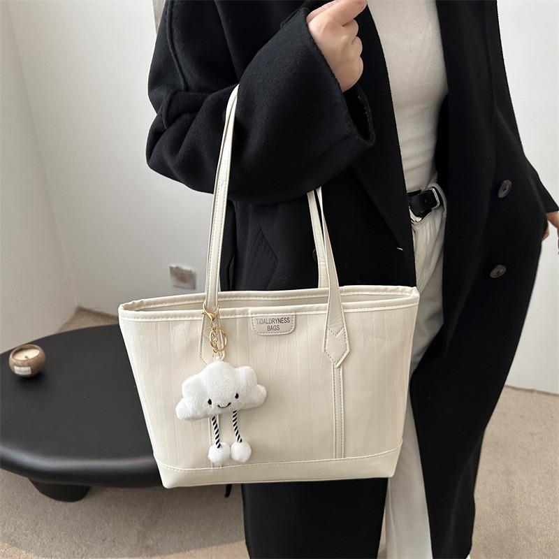 Chic Urban Minimalist Pu Tote Bag For Women With Spacious Design And Multiple Color Options For Everyday Use