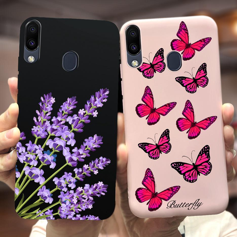 For Samsung Galaxy M10 M20 M30 Case Stylish Cartoon Sunflower Soft Silicone Phone Back Cover For Samsung M 10 20 30 M305F Fundas
