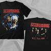 Vintage Scorpions Band 1984 US Tour Doppelseitiges T-Shirt