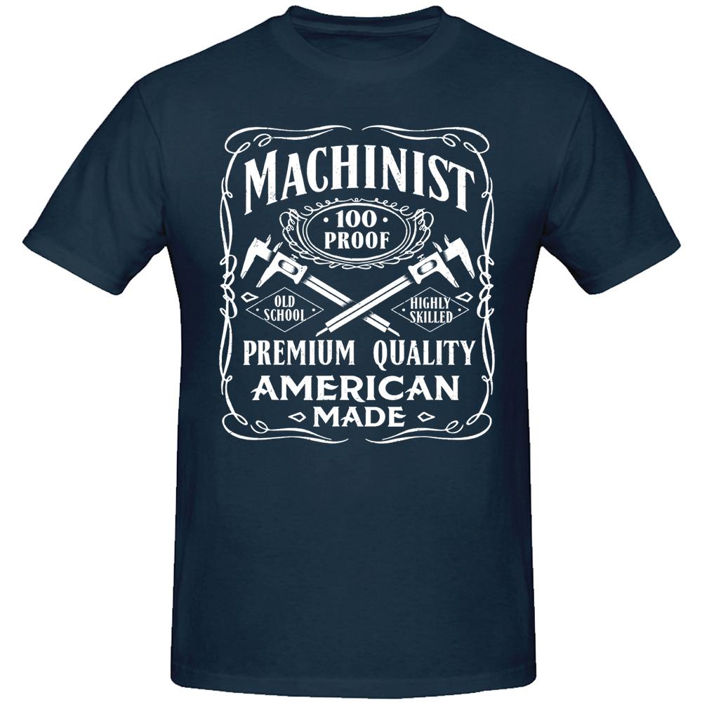 Funny Machinist T Shirts Summer Style Graphic Cotton Streetwear Short Sleeve Machine Operator Engine Driver Gifts T-shirt Men
