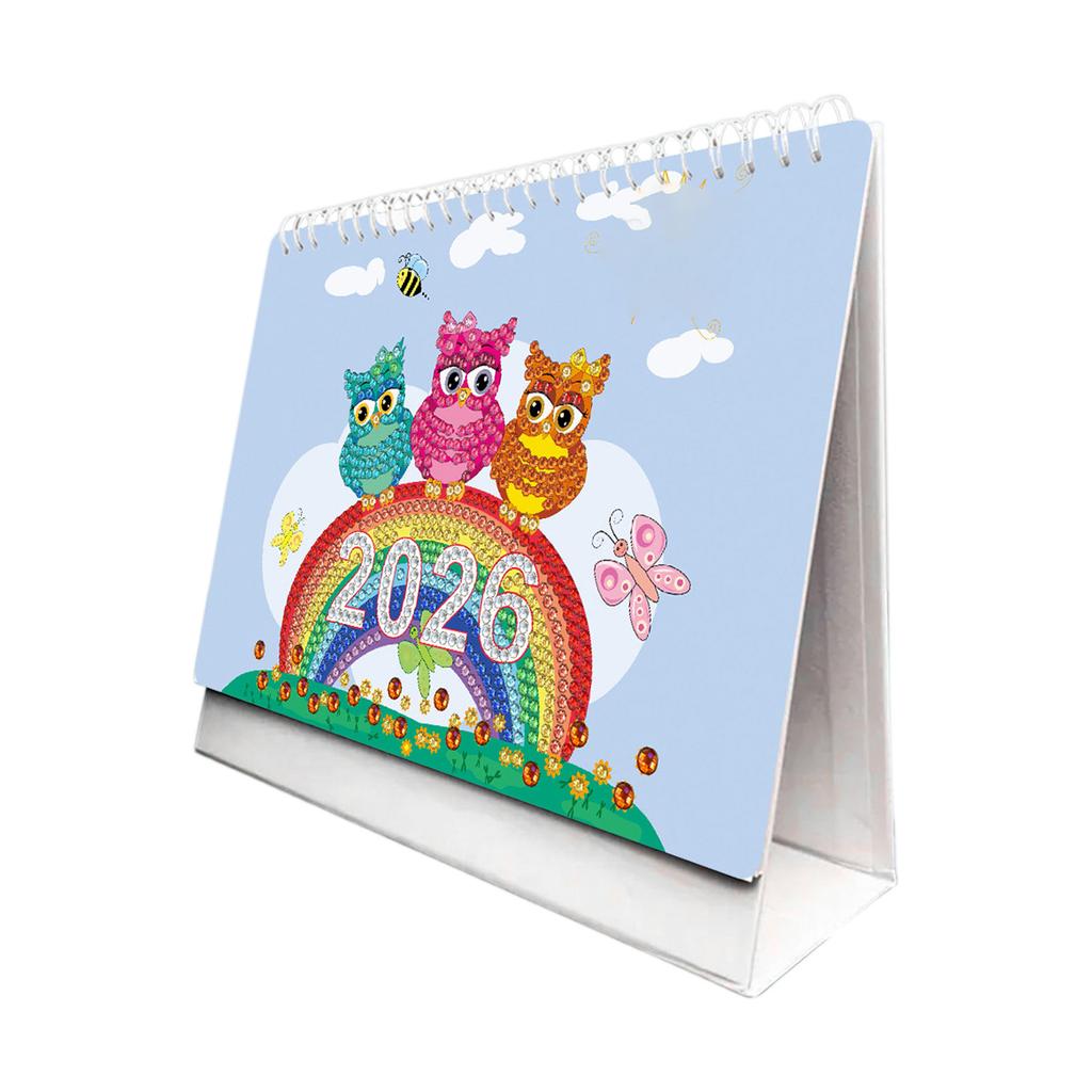 Kalendarz, DIY Ręcznie Robiony Rysunek Diamentowy Kreatywny Kalendarz, Prosty i Łatwy w Użyciu