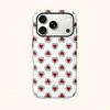 Trendy Kawaii Retro Red Love Heart Hand Drawn Doodle Art Film Aesthetic Protective Phone Case For iPhone 14 15 16 Pro Max Plus Dropproof Bumper Cover