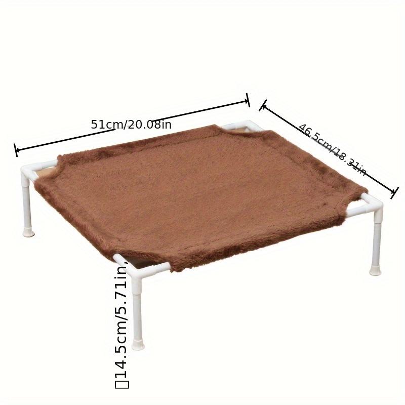 [Moisture-proof Cat Hammock] Detachable Moisture-proof 1pc Cat Hammock Bed | Elevated Pet Cushion with Metal Frame, Washable