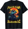 Lustiges Meme Florida Everglades Männer Frauen Alligator Alcatraz T-Shirt