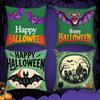 New Halloween Pillowcase European and American Holiday Gift Decoration Sofa Bedroom Cushion Cover Waist Pillowcase Household