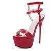 Festkjole Brudesko Dame Sexy Plattform Høye hæler Stiletto Pumps Sommersandaler