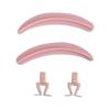 Eyelash Separator Tool Washable Reusable Silicone Base and Legs Lash Extension Assisted Tool for Beauty Salon Pink