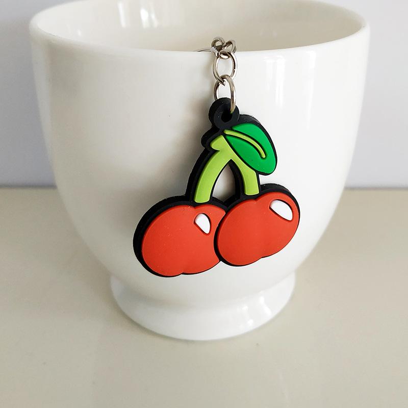 Creative Fruit PVC Soft Rubber Keychain Pendant - Small Gift