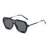 European & American Stylish Large Frame One-Piece Sunglasses - Influencer Street Style
