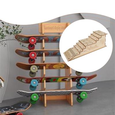 Finger Skateboard Ramp Set Kids Toy Accessories Skate Training Wood Park Kit