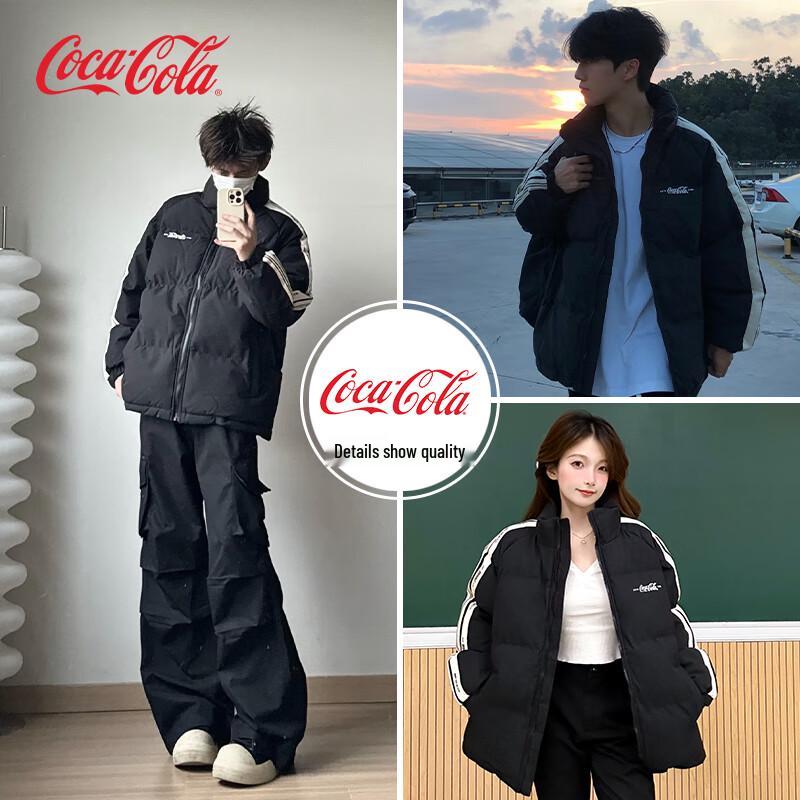 Унисекс утепленная зимняя пуховая куртка Coca-Cola
