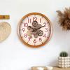 New Living Room Wall Clock High-end Light Luxury Retro Mid-century Style Wall Clock High-end Wall Clock