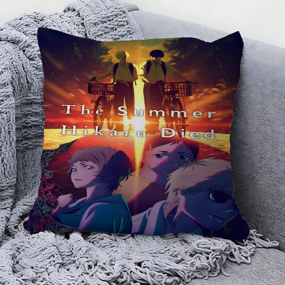 The Summer Hikaru Died Anime Cushion Cover Decorative Pillow Sofa Home Decor case pillow cases
