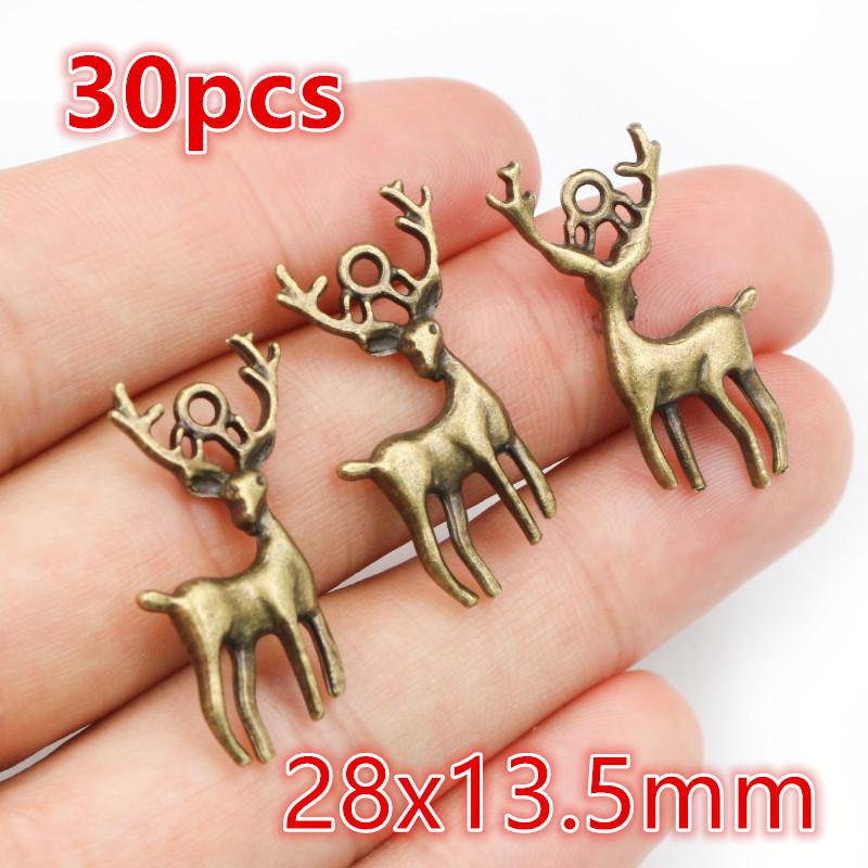 2-30pcs Animal Pendant Cute Charms Cat Dog Leopard Deer Elephant DIY Jewelry Making Accessories Findings for Necklace Keychains