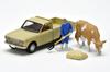 Tomica Limited Vintage 164 LV-195d Datsun 1300 Truck Light Brown with Figure Completed Product