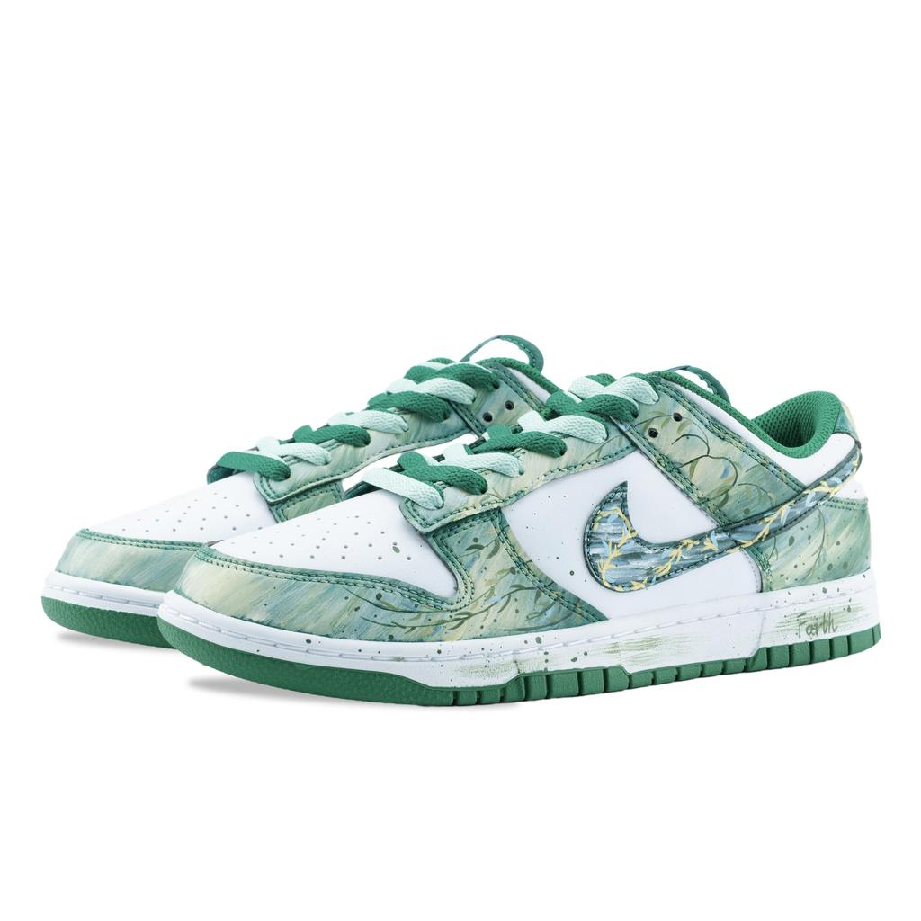 Nike Dunk Low top Skateboard Shoes Unisex Green HF5441-101(Team626-)