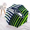 Seattle Seahawks pattern, automatic folding umbrella, portable and foldable design, 8 ribs, a Christmas or birthday gift.