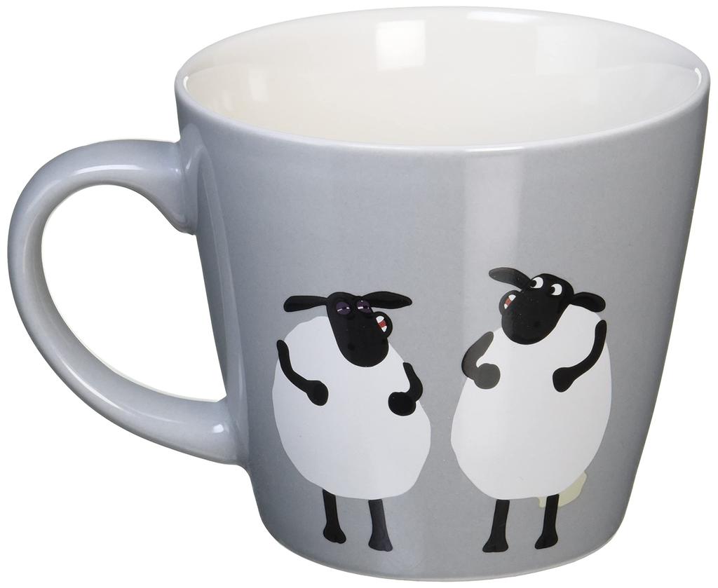 AITO "Shaun the Sheep" Mug, Approx. 300ml, Shaun Talk, Mino Ware, Made In Japan, 245006