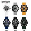 Reloj de Pulsera Sanda de Correa de Silicona Tendencia de Moda - Estilo Estudiante Unisex