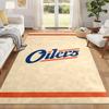 Edmonton Oilers Carpet Door Mat for Living Room or Bedroom Protective Mat Under Chair Office Decoration Christmas Gift Birthday Present