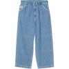 Carhartt WIP X INVINCIBLE Collaboration Removed Pocket Double Knee Pant Unisex Pants Blue A242055-01-06