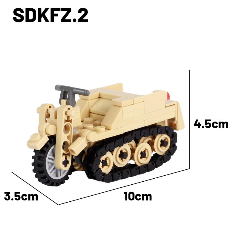 WW2 Militar Africa de Nord Serie Camion Cisternă Blocuri de Construcție German Britanic Figurine Soldat Vehicul Armată Tun Armă Cărămizi Jucărie