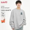 Baleno Men's American Retro BNL Galaxy Letter Graphic Crew Neck Sweatshirt