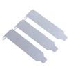 5Pcs/Lot 8Cm Silver Pci Slot Cover Pc Computer Case Dust Filter Blanking Board