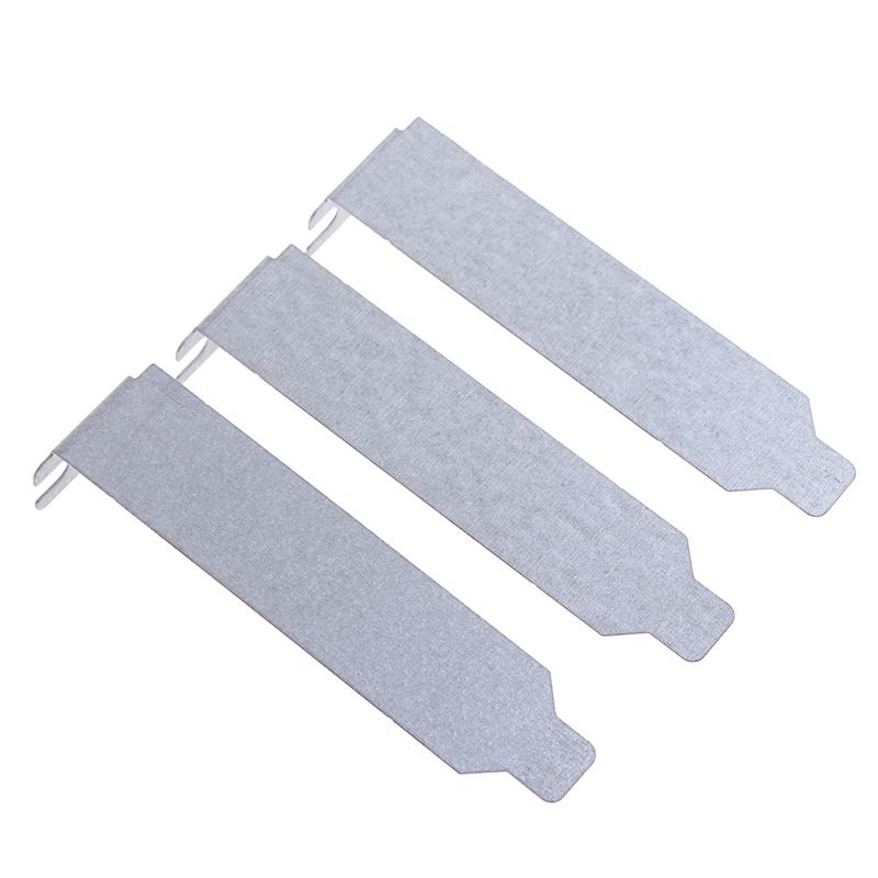 5Pcs/Lot 8Cm Silver Pci Slot Cover Pc Computer Case Dust Filter Blanking Board