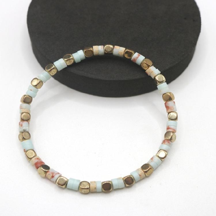 Unique Patterned Shoushan Stone Bracelet Featuring Handcrafted Beads for Distinctive Women's Fashion Statements