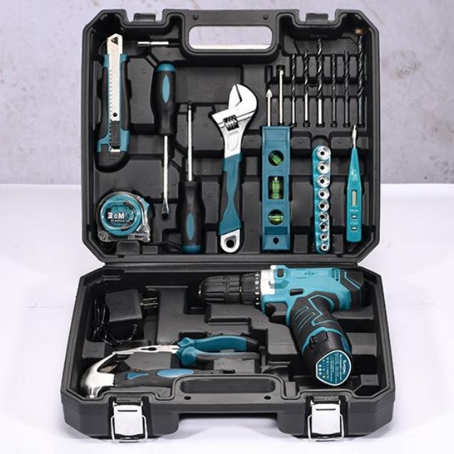 Perceuse électrique 19-160 pièces, ensembles d'outils électriques, réparation multifonctionnelle à domicile, tournevis combiné, pinces,