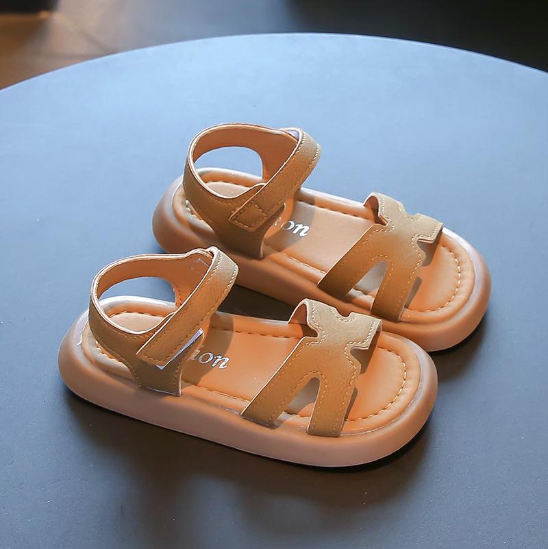 2024 Children's Summer Sandals Open-toe Boys Soft Bottom Beach Sandals Fashion Causal Kids Girls Flat Sandals Non-slip Versatile