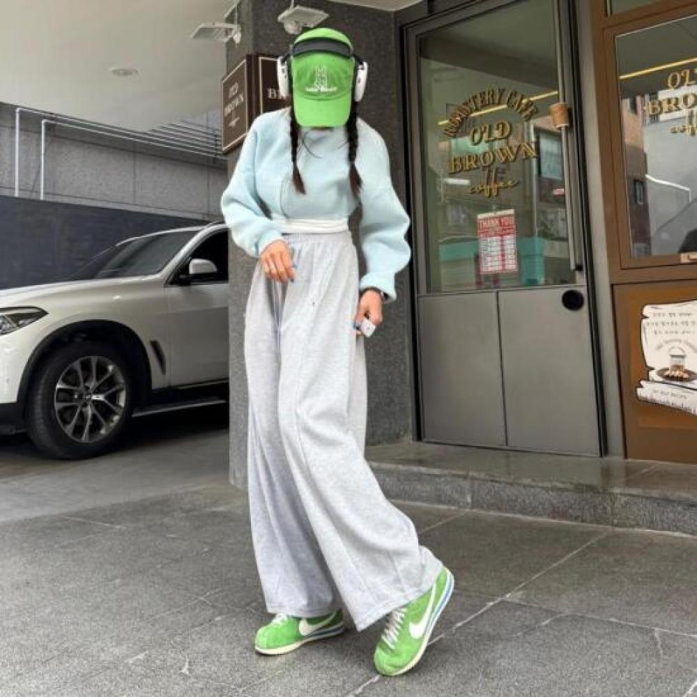 New Arrivals Open Run Bizo SweatPants Unisex Street Elastic Waist Churiring Pant
