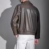 Giacca Casual alla Moda da Uomo in Ecopelle PU con Revers - Stile Primavera/Autunno