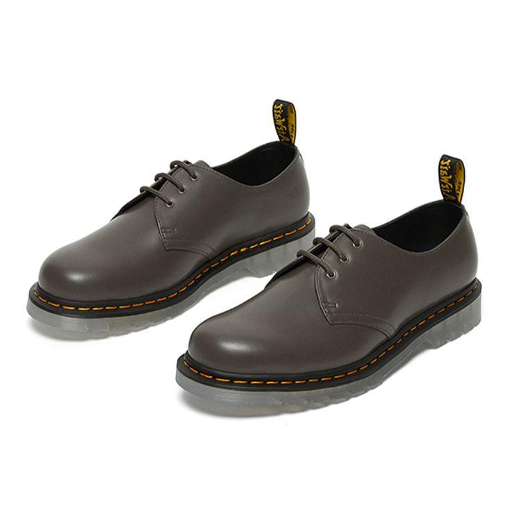 Dr. Martens 1461 Chaussures Décontractées en Cuir Chaussures pour Femmes Vert Olive 26936481