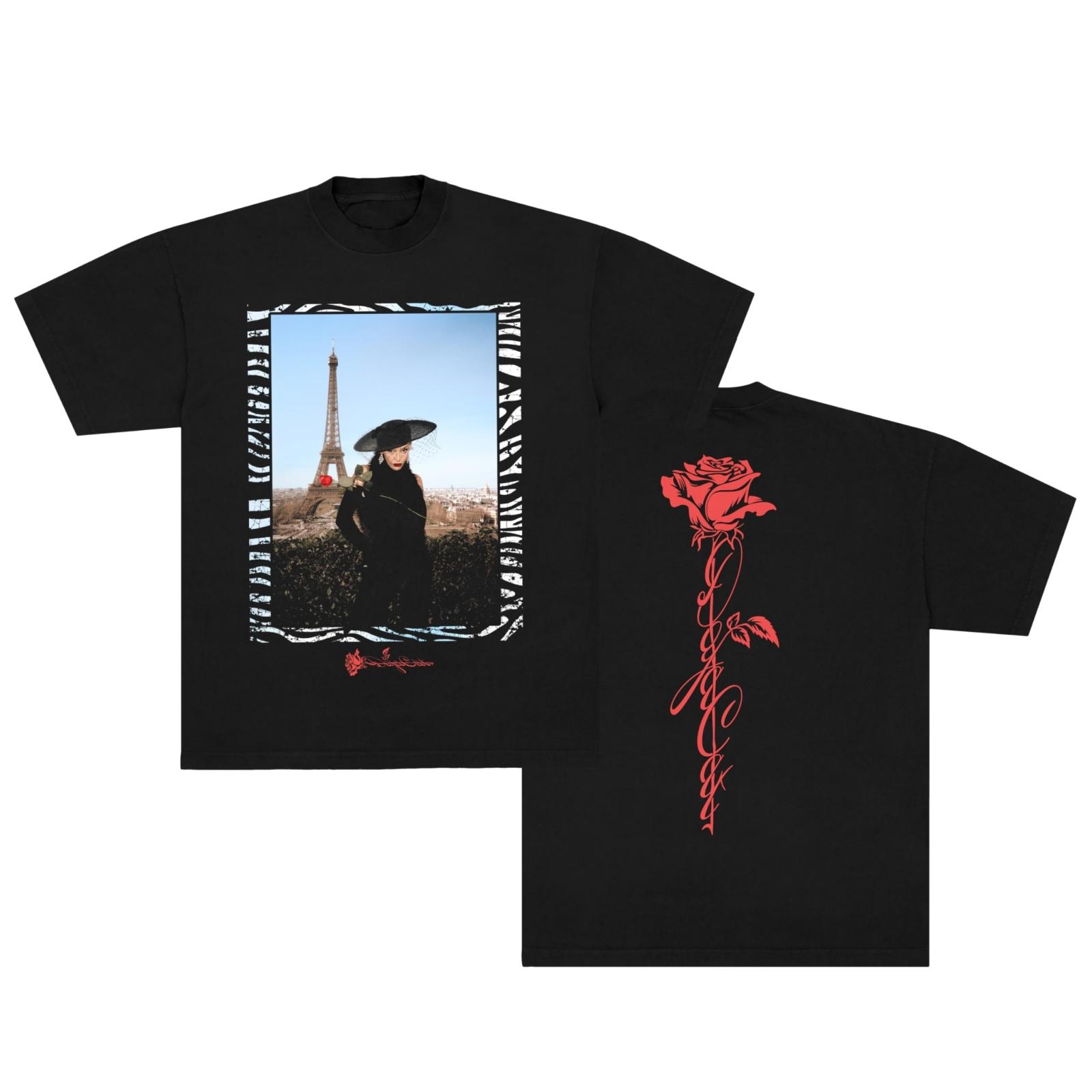 

Модная рабочая одежда с короткими рукавами и круглым вырезом, топы с принтом для детских летних топов 150 чёрный