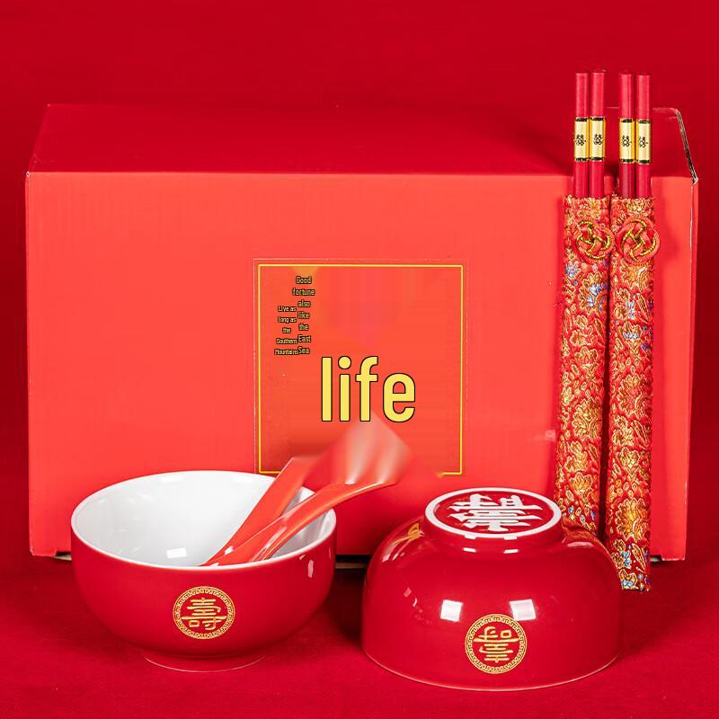 Traditional Chinese Ceramic Longevity Blessing Bowls