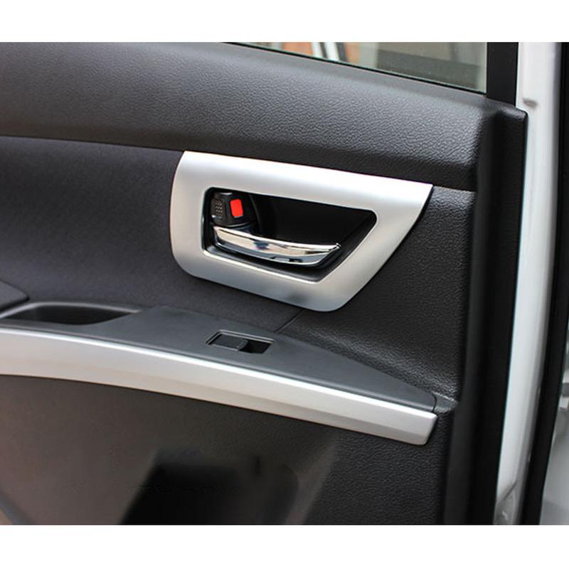 For Suzuki S-Cross SCross SX4 2017 2018    Handrail Cover Stick Trim ABS Door Armrest Inner Handle Bowl Frame Lamp