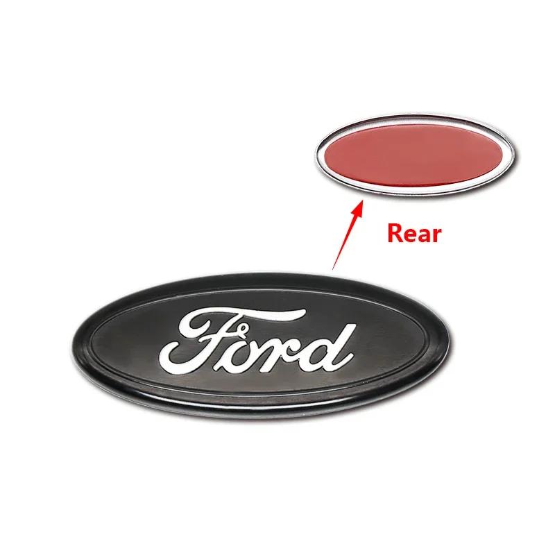 

New 2026 Car Sticker Ford New 2025 Hot 58x22MM Car Steering Wheel Center Emblem Logo Sticker For Ford S MAX Ranger Focus Fiesta 58x22MM