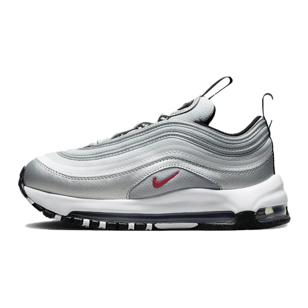 Nike Air Max 97 PS Silver Bullet 2023 Kids Sneakers Metallic-Silver Varsity-Red White FB2963-001